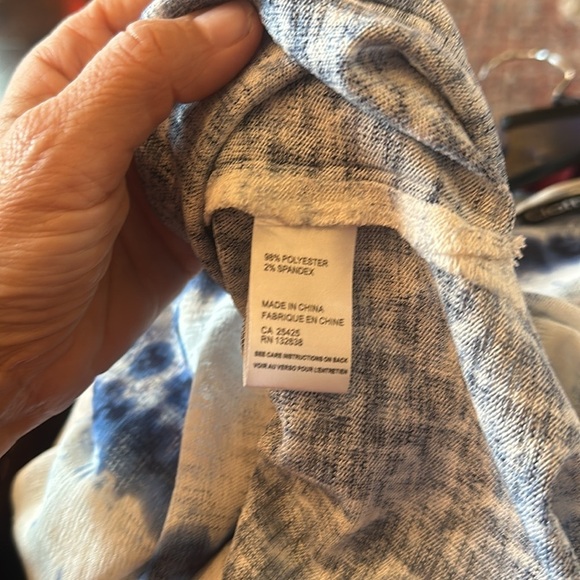 Navy and White Duster Cardigan - Picture 4 of 6